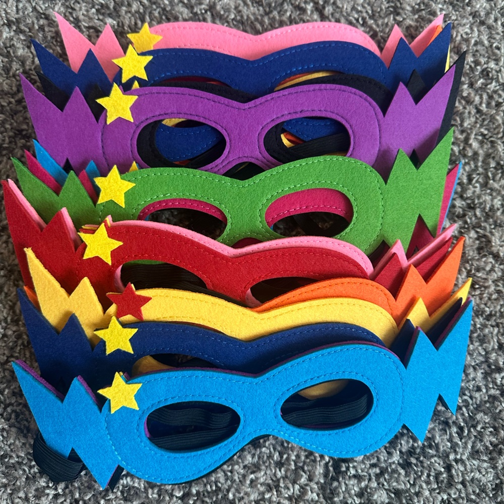 Colorful Superhero Masks Set